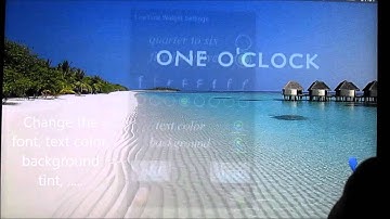 FiveTime Word Clock Widget How2, v1.9