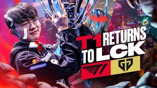 T1 RETURNS TO THE LCK VS GENG - CAEDREL