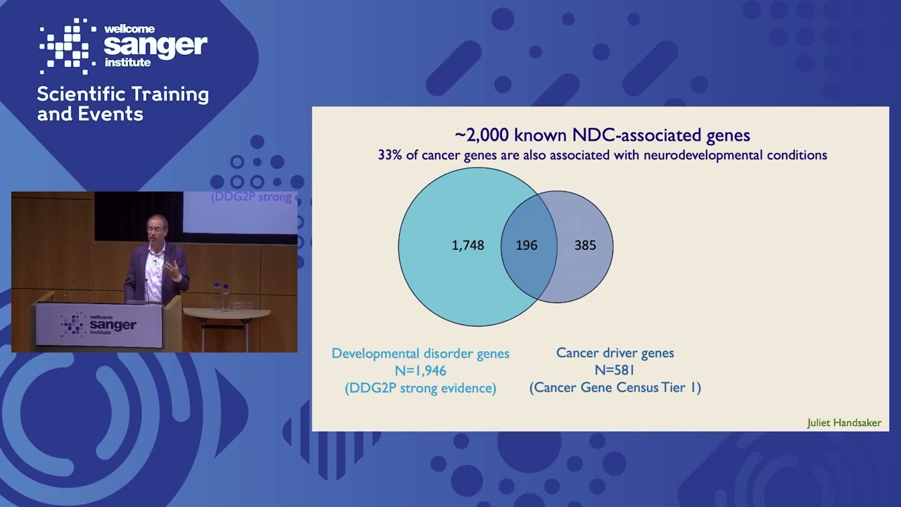 Genomics of Brain Disorders 2026 | Opening keynote by Matt Hurles, Wellcome Sanger Institute, UK