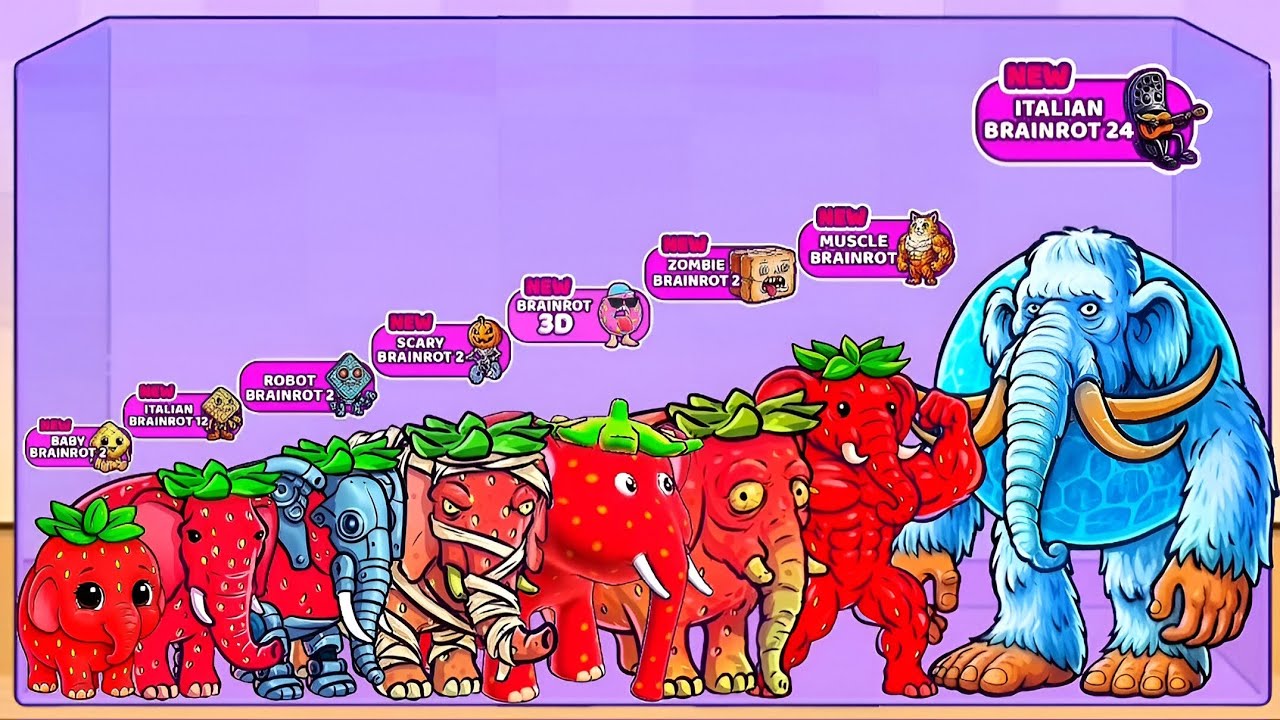 Merge Fellas: Italian Brainrot 24,12,Zombie 2,Muscle,3D,Scary,Robot,Baby 2 ⁉️ Max Level | Gameplay!