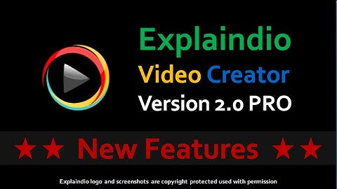 New Features Explaindio Video Creator 2.0 PRO