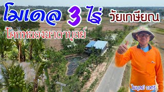 โมเดล 3 ไร่ วัยเกษียณโคกหนองนาตาบูลย์ | เกษตรผสมผสาน | บ่าวยุทธพาจ้วด