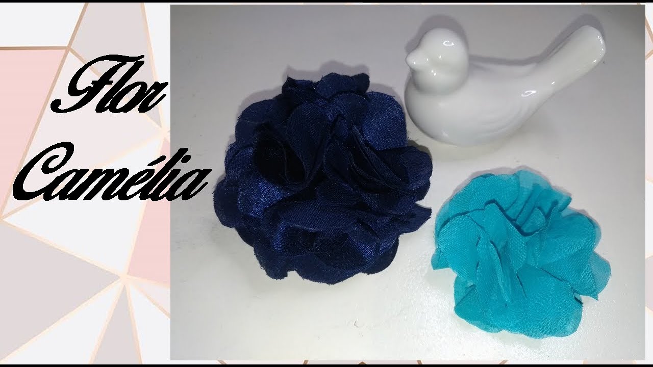 Diy: Flor camélia simples de tecido - thptnganamst.edu.vn