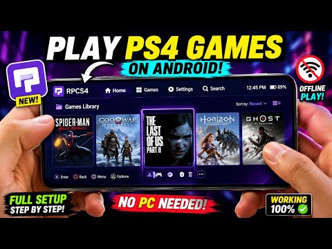 🔥 How To Play PS4 Games On Android! | RPCS4 Emulator (2026 Guide)