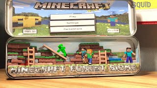 Making Tiny Minecraft World using Pencil Case| Minecraft DIY | Minecraft Clay screenshot 2