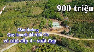 Bán nhà đất vườn view suối đẹp, giá chỉ 900 triệu cách TP Gia Nghĩa chỉ 8km | Bất động sản Đăk Nông
