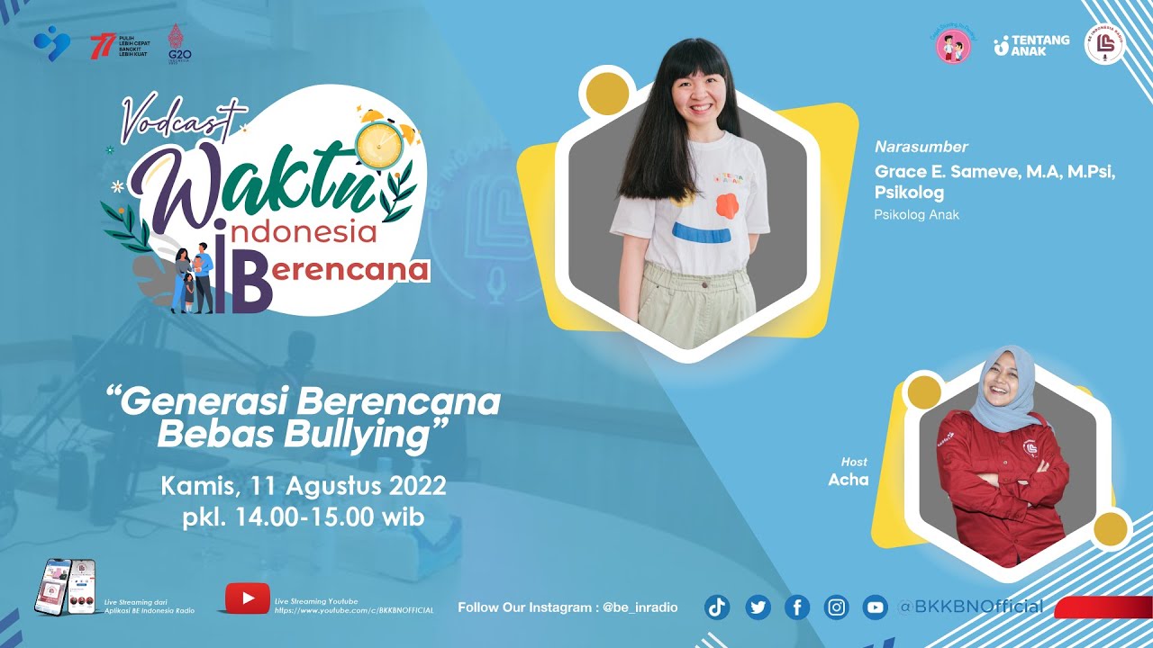 Generasi Berencana Bebas Bullying | Vodcast : Waktu Indonesia Berencana (WIB)