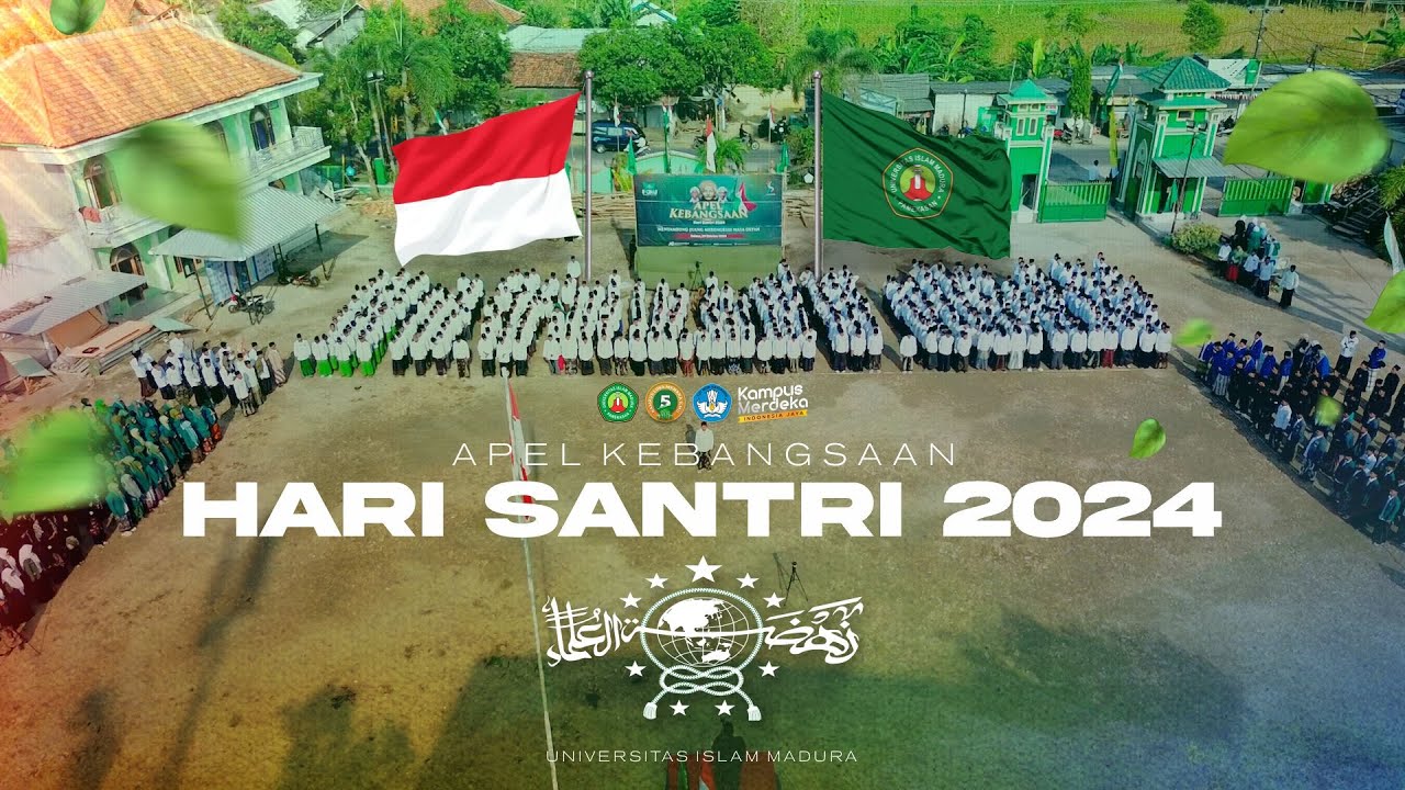 Ribuan Santri Bersatu dalam Apel Akbar Hari Santri 2024 | Universitas Islam Madura