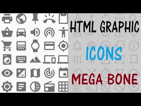 HTML GRAPHIC : ICONS TUTORIAL