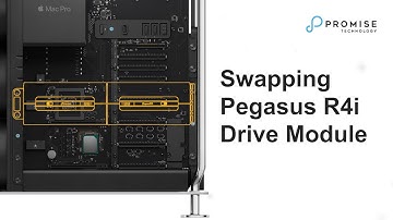How to swap a drive inside of the Pegasus R4i module.
