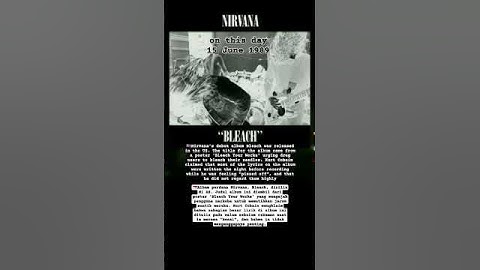 on this day, 15 june 1989, nirvana