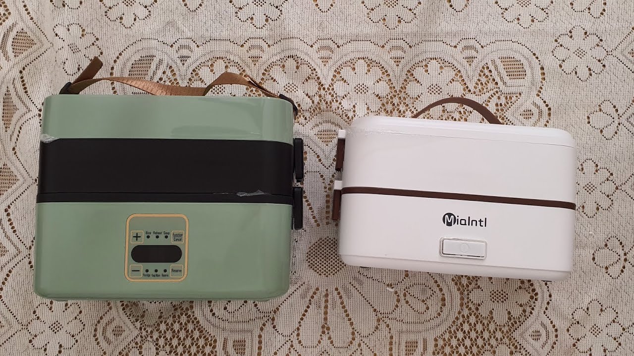 طلبت من أمازون lunch box حافظة وطباخة الطعام amazon ( فتح الصندوق )