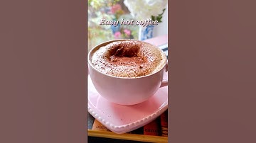 Easiest hot coffee perfect for your rainy day☔️ #rain #coffee #shorts