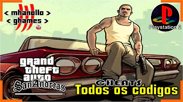 Como colocar dinheiro infinito no GTA San Andreas PlayStation 2?