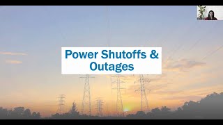Power Shutoffs & Outages Tips