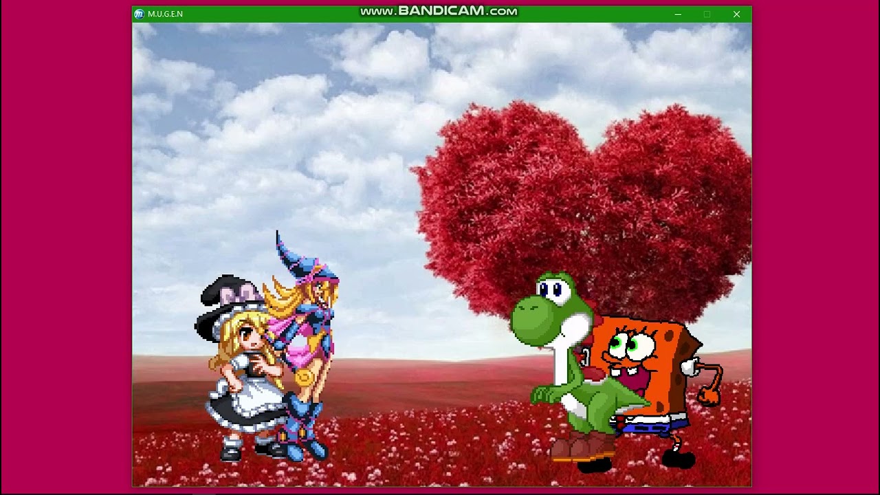 MUGEN SPECIALS:Happy Valentine Day💗🥰|DARK MAGICIAN GIRL&MARISA vs Yoshi&Arturo|MUGEN ALL STARS 1.1B🥳