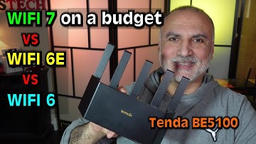 WIFI 7 vs WIFI 6E vs WIFI 6 Lan speed test: Tenda BE5100
