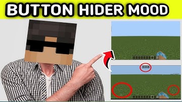 how to hide button in Minecraft Bedrock edition!!!