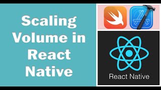 How to Scale Volume Up / Down for a Video/Audio File in React Native's new architecture for iOS