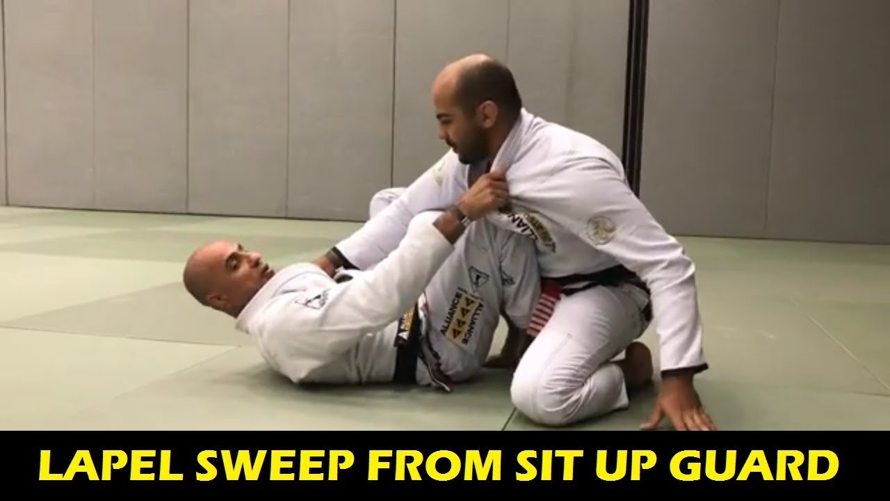 Lapel Sweep From Sit Up Guard by Alexandre "Gigi" Paiva - YouTube