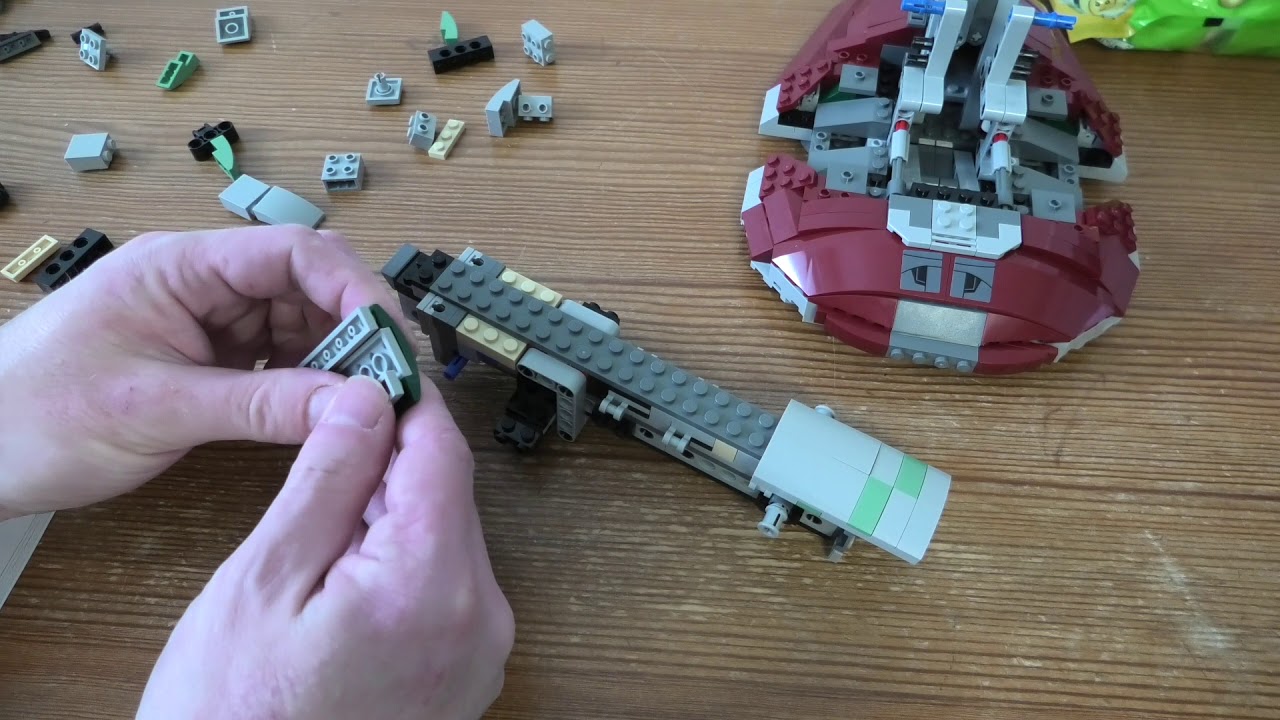 Building Lego Star Wars Slave 1 20th Anniversary Edition SET 75243 PART 3 4K - YouTube