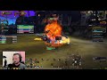 Highlight: Healer burning my soul in Mythic +5 Motherlode with Bursting in WoW.