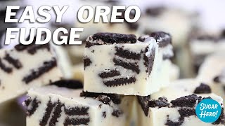 Easy Oreo Fudge - Made in the Microwave!