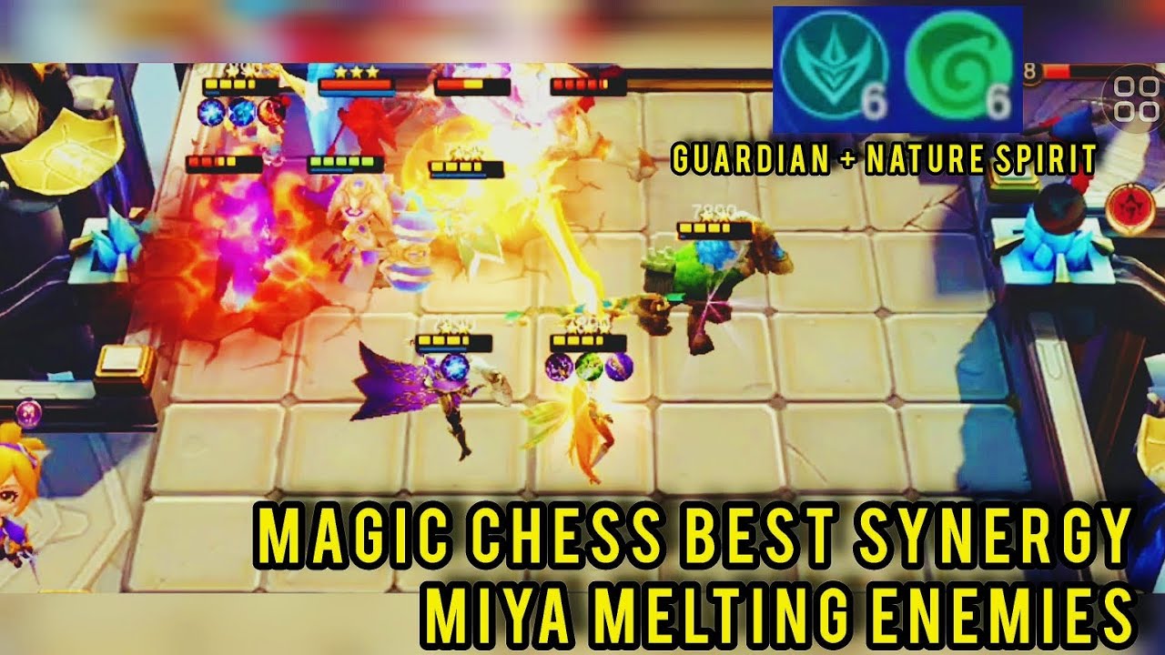 MAGIC CHESS BEST SYNERGY TO RANK UP | 3 STAR MIYA MELTING ENEMIES ...
