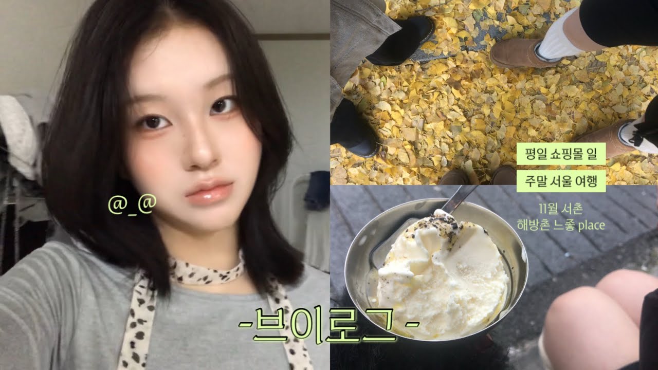 주말 서울 다녀왔오요 🚍ㅣ서촌•해방촌 추천 플레이스 • 분할 사진 앱 추천 • 헤비브 블랙 프라이데이 준비♥ 