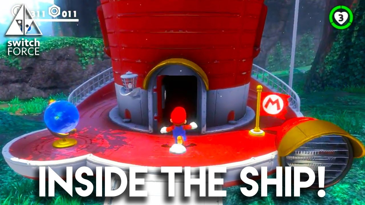interior super mario odyssey ship