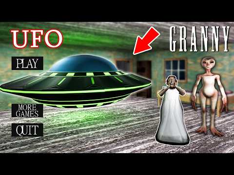Playing as Granny-Alien vs Grandpa vs UFO in house - Gameplay Animation (fun mix 13)