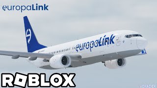 Roblox Europalink Flight - Boeing 737-800 First Flight