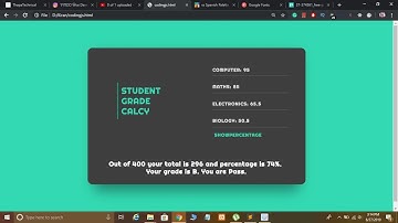 JavaScript Mini Project | Student Grade Calculator in JavaScript with Code Hindi