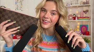 ASMR Long Nail Tapping For Tingles ₊˚🌈✩˚✨₊ (binaural ear to ear)