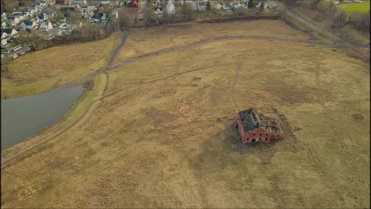 Former site of Moffat Coal Breaker, reclaimed field, Taylor