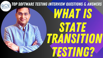 What is State Transition Testing | Software Testing Interview Questions