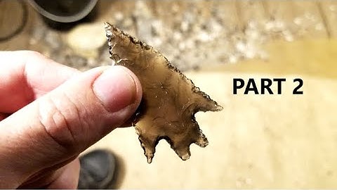 789 - Slab Obsidian Gatecliff-Split-Stem Flintknapping with Steel 2/4