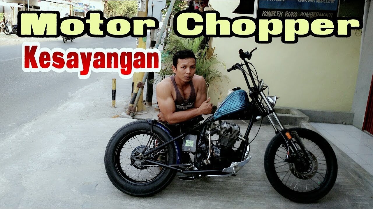 Modifikasi Motor Chopper Dari Honda GL Pro 92 Otan Gj YouTube