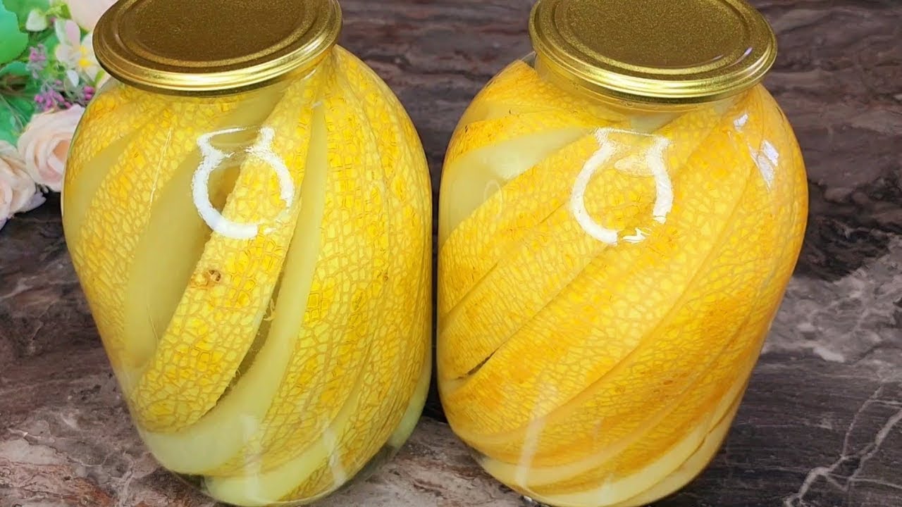 Tastier than fresh. This is how I preserve melon for New Year's. Without vinegar or sterilization.