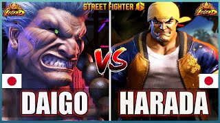 Street Fighter 6 ▰ World Best Daigo (AKUMA)  Vs  Harada グラビトン原田 (RYU) 🔥Best High Level Ranked Match🔥