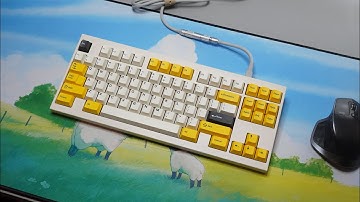 Geonworks F1-8X 722 Typing Sound Test | Cherry MX Black Clear Top/Nixies