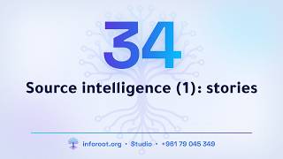 34 Inforoot Studio | Source intelligence (1): stories