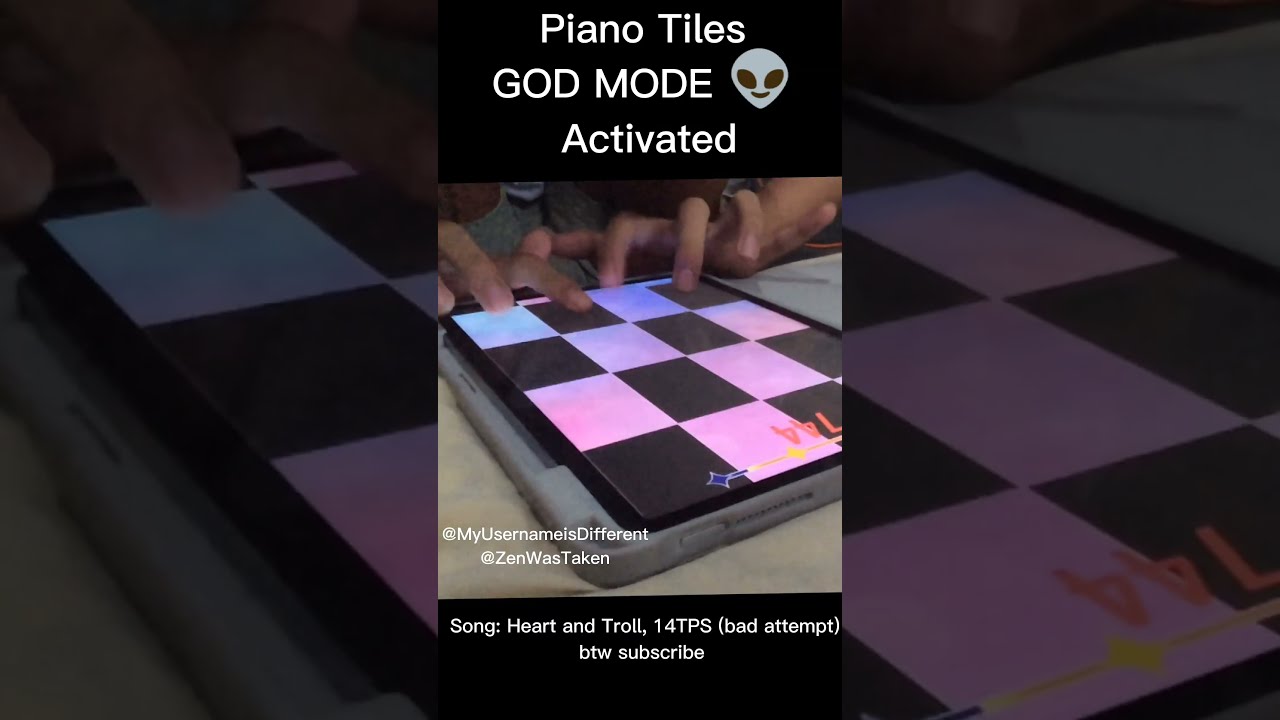 GOD MODE RUSH E 2!! Piano Tiles 2 #shorts