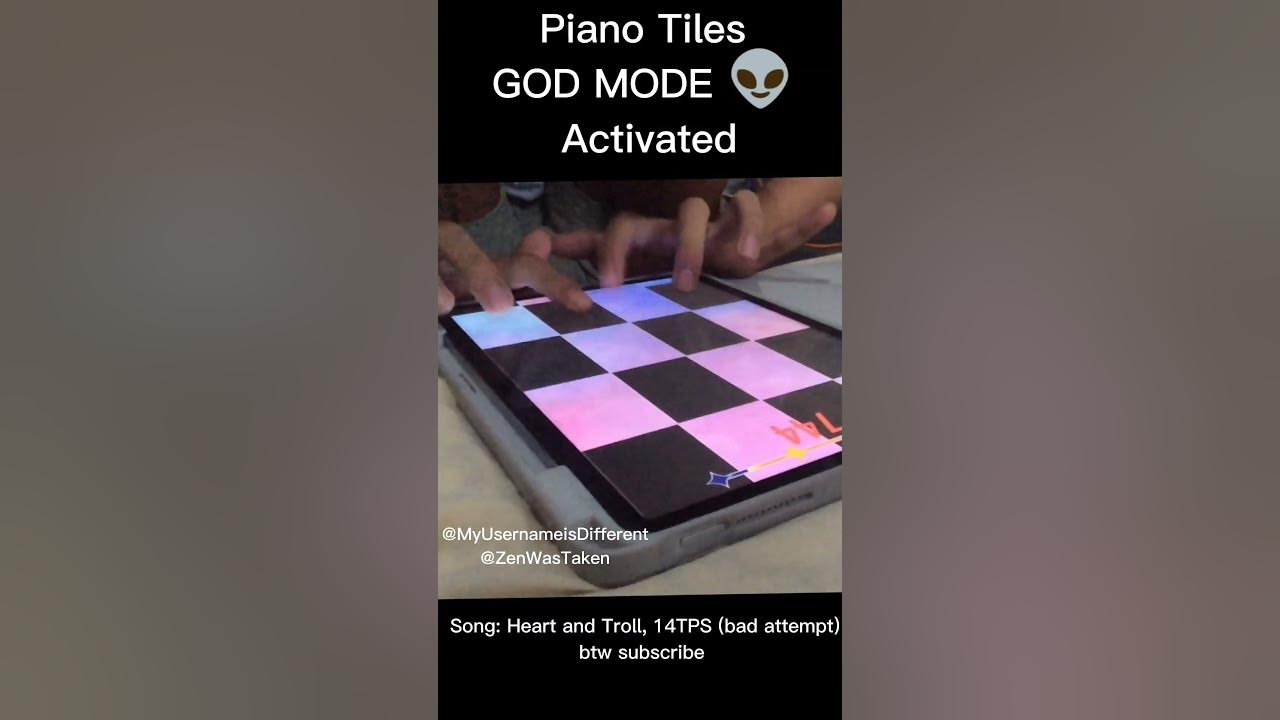 GOD MODE RUSH E 2!! Piano Tiles 2 #shorts