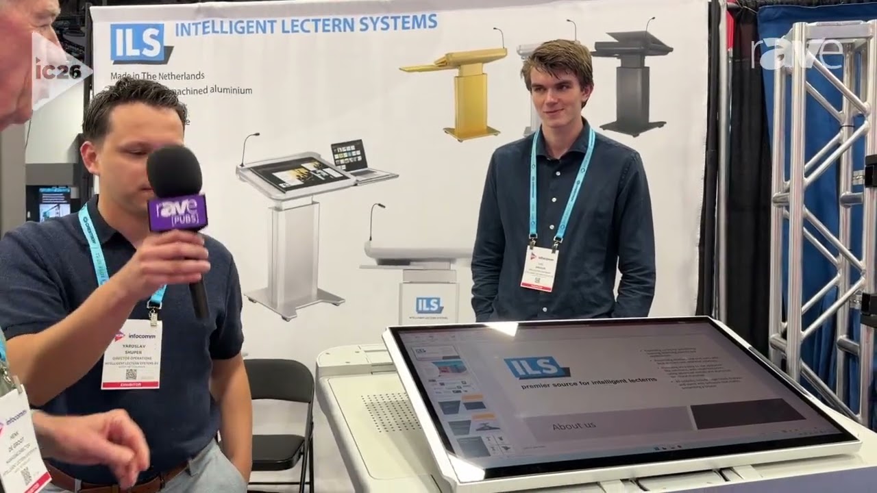 InfoComm 2026: Intelligent Lecterns Showcases ILS Synergy Line 27 Inch Lectern Updated Solution