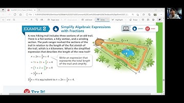 EnVision Math 6 Lesson 3-7: Simplify Algebraic Expressions