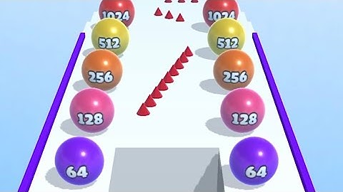 Ball Merge 2048 - All Levels Gameplay part ( 15  ) IOS, Android 🤩🤩😍💯✅