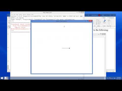 How-to create an Animation using the turtle module in Python