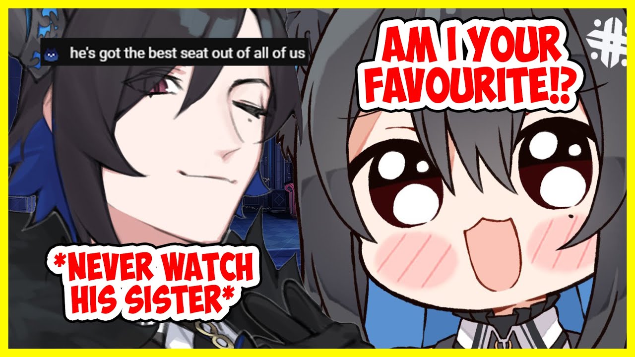 Malphis makes Jailbird jealous when Nerissa asks him who his favourite vtubers