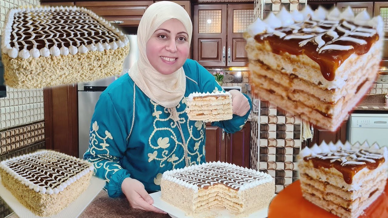 اجمل تورتة في العالم🥰 تورتة بدون فرن بدون بوتاجاز بدون بيض بدون كيك اصلا 🥰 #تورتة_للمبتدئين_سهله